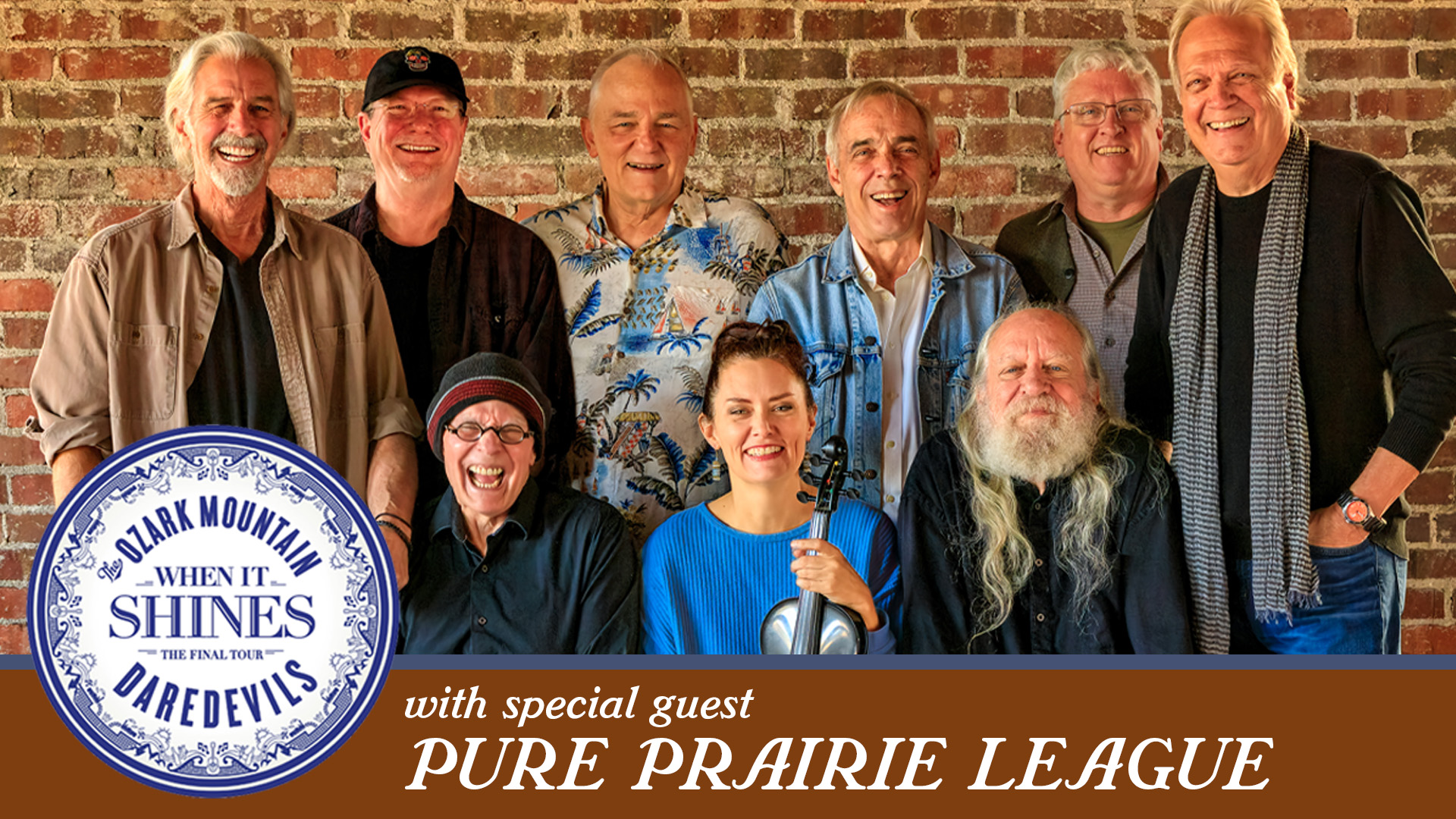 Ozark Mountain Daredevils: The Farewell Tour with special guest Pure Prairie League