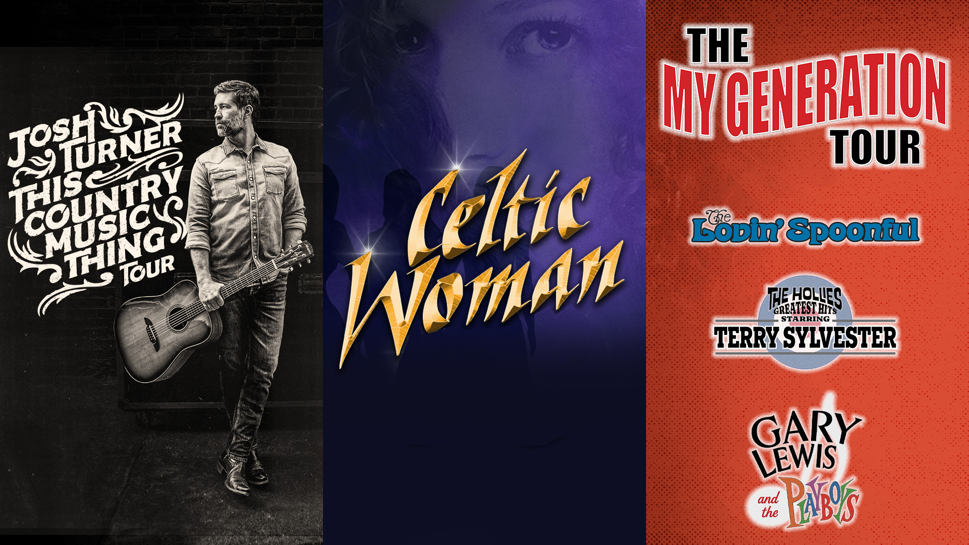 Josh Turner, Celtic Woman and My Generation Tour are Coming to AMT
