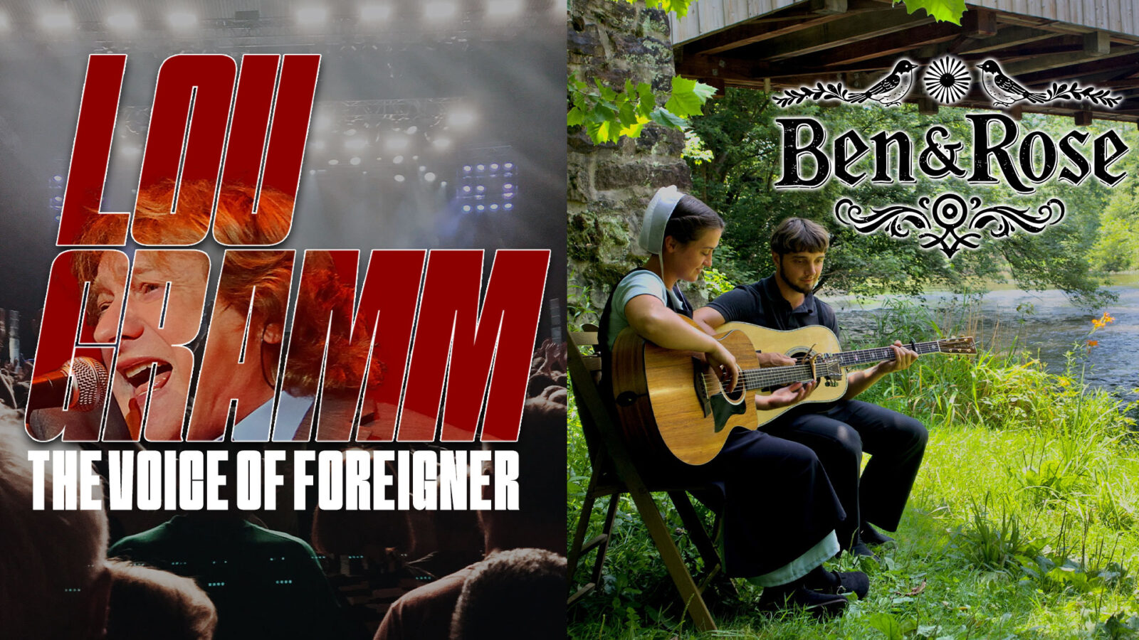 Lou Gramm and Ben & Rose with Conrad Fisher